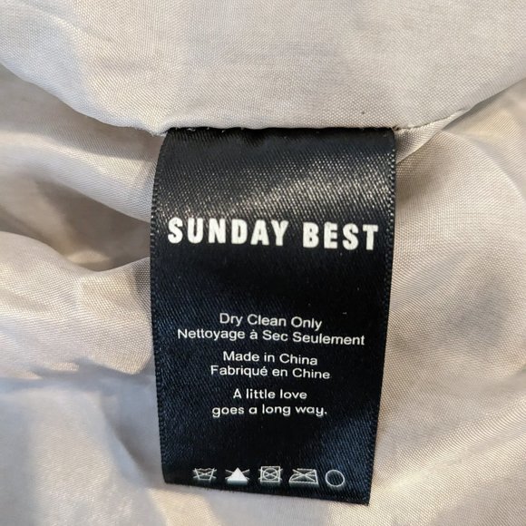 Sunday Best Daisy Bomber Jacket - Concrete - Picture 4 of 7